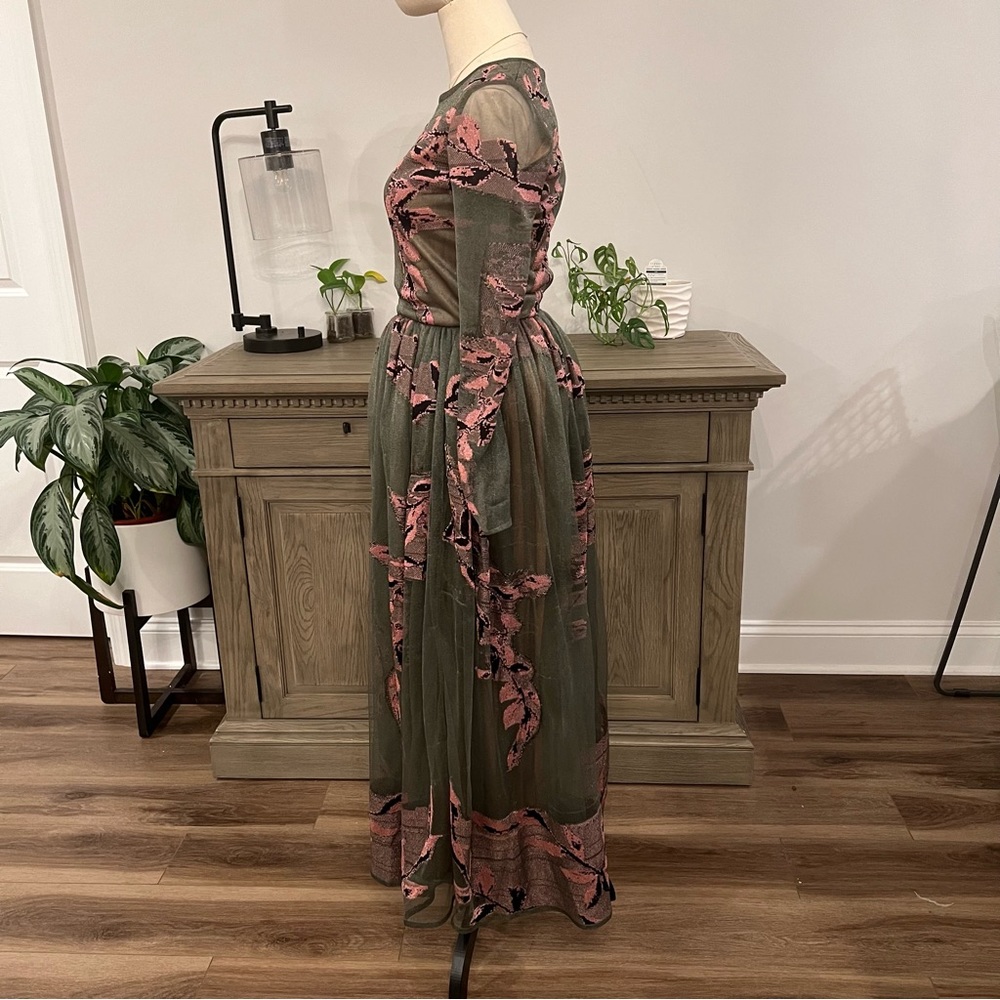 NWT Kukhareva London Millie Ball Gown Long Sleeve UK 8 US 4 - Picture 8 of 16